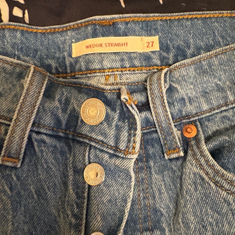 Levi's Blue Straight Leg Jeans